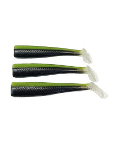 GT-Bio Roller Shad 165mm 3xCorpos Lime Black Glass UV